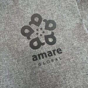 Amare Global Branded Backpack‎ Bag Black Gray